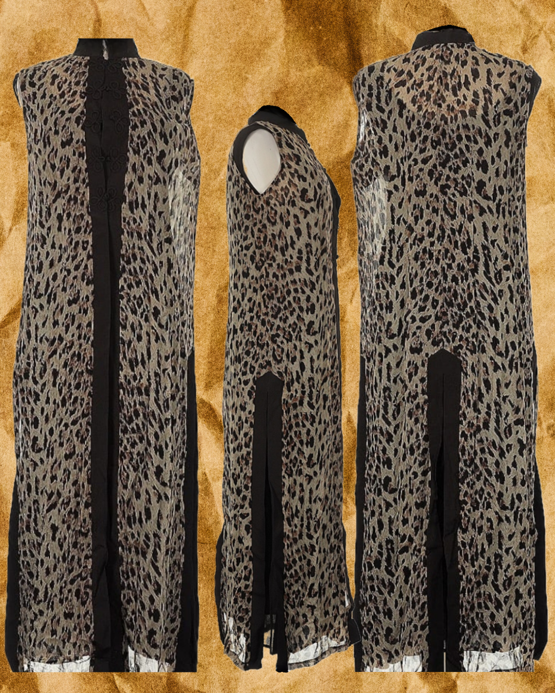 T rose, animal print casual dress. Used,tag still on size M. Good condition .